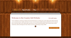 Desktop Screenshot of countrydeli.net